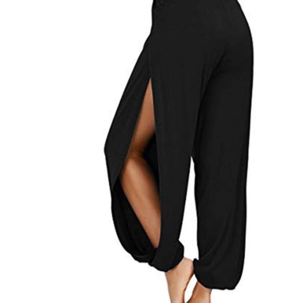 Ava split side open 🧘‍♀️ yoga pants med